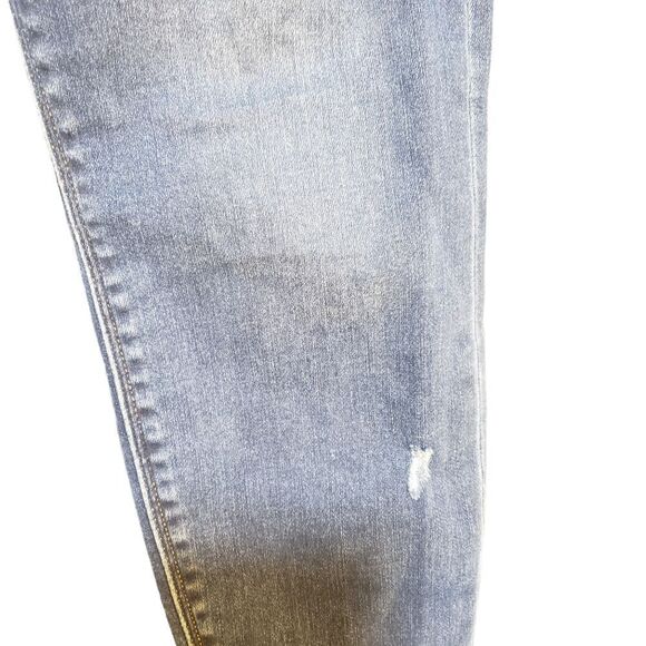 Spanx Distressed‎ Medium Wash Jeggings Women's Size Medium - Picture 5 of 11